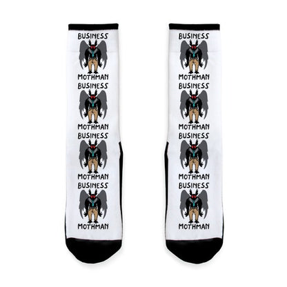 Business Mothman Parody Socks