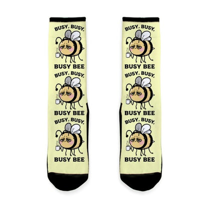 Busy, Busy, Busy Bee Socks