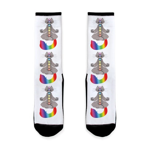 Chakra Cat Socks