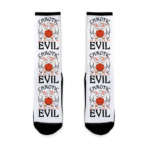 Chaotic Evil Goose Socks