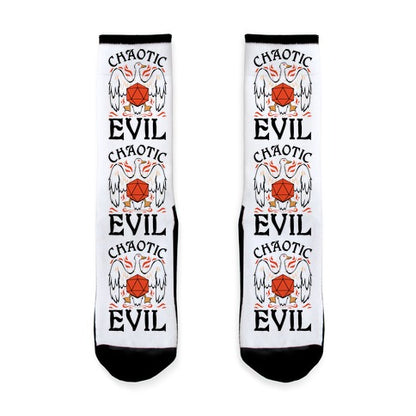 Chaotic Evil Goose Socks