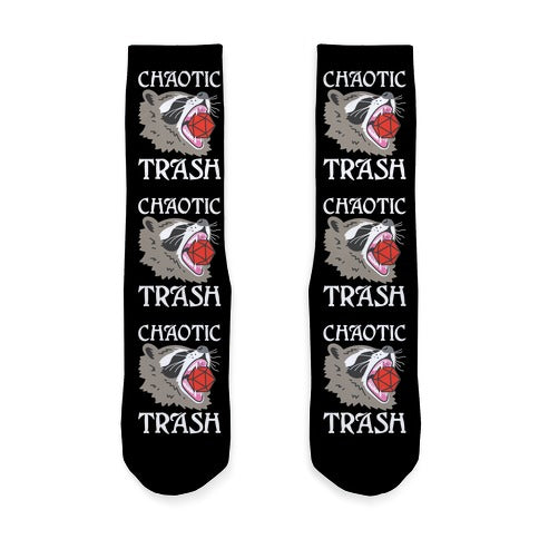 Chaotic Trash (Raccoon) Socks