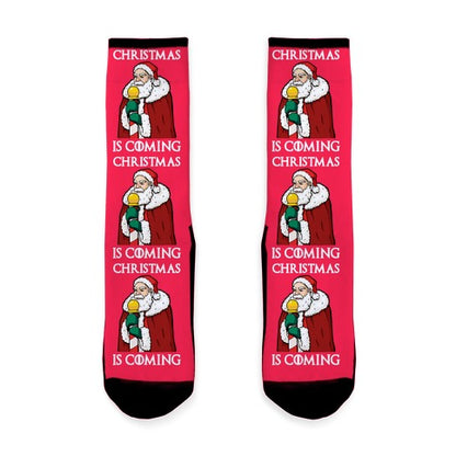 Christmas is Coming Socks