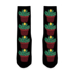 Christmas Succulent Pattern Socks