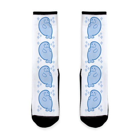 Chubby Mermaid Manatee  Socks