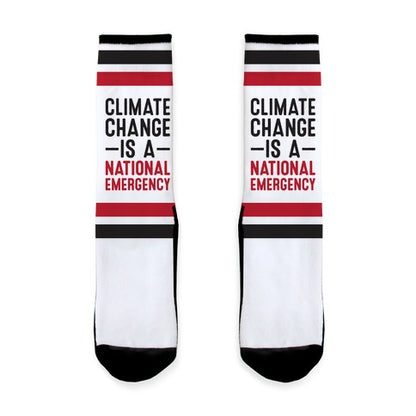 Climate Change is a National Emergency Socks