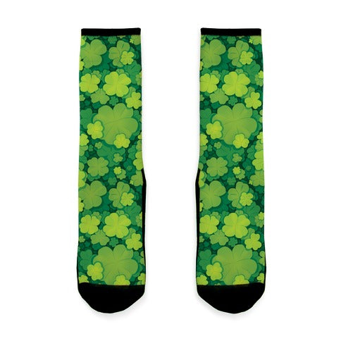 Clover Patch Pattern Socks