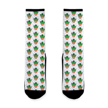 Cool Cactus Pattern Socks