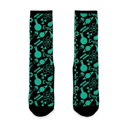 Cool Science Pattern Socks