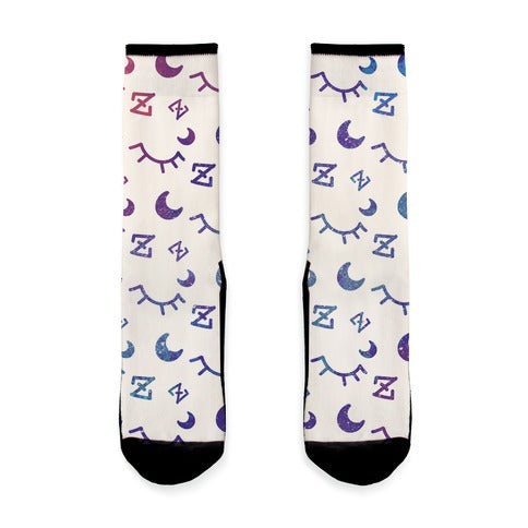 Cosmic Sleep Pattern Socks