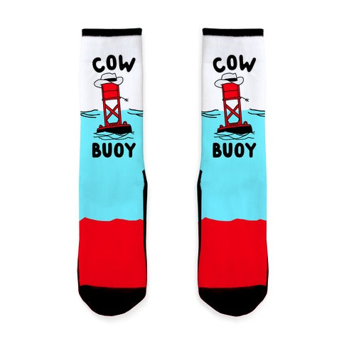 Cow Buoy  Socks