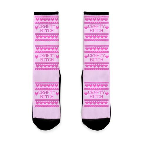 Crafty Bitch Knitting Pattern Socks