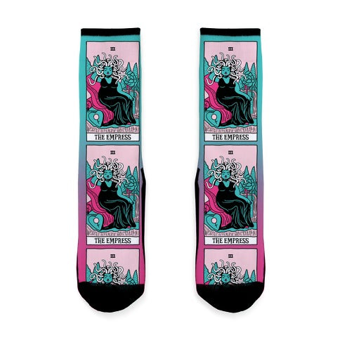 Creepy Cute Tarots: The Empress Medusa Socks