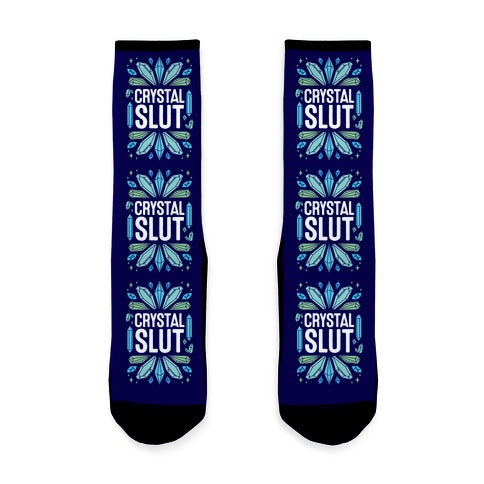 Crystal Slut Socks