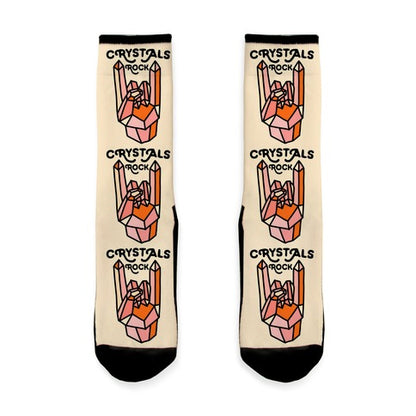 Crystals Rock Socks
