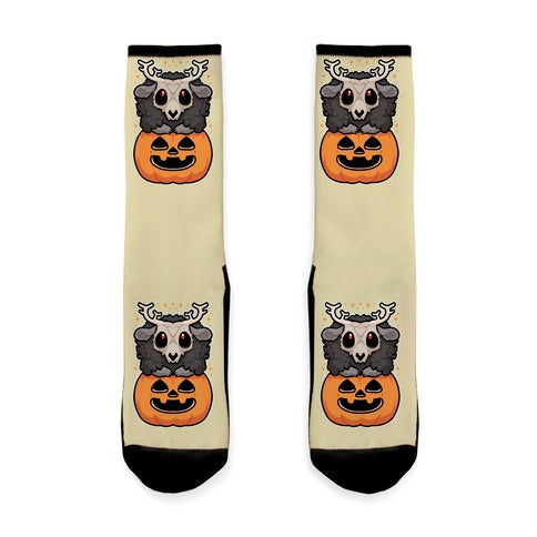 Cute Halloween Wendigo Socks