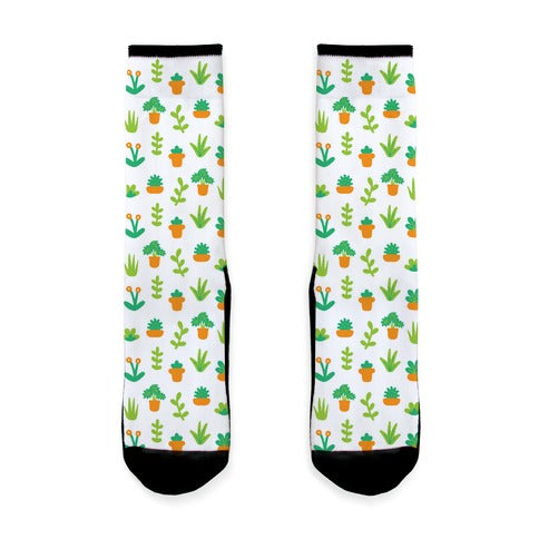 Cute Plant Pattern Socks