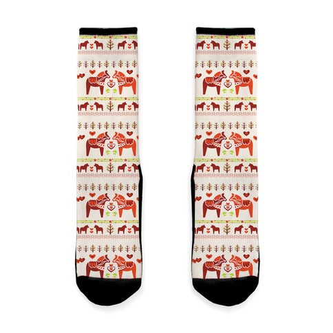 Dala Horse Socks