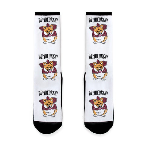 Democorgin Parody Socks