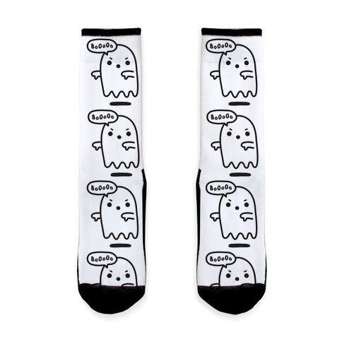 Disapproving Ghost Socks