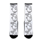 Disapproving Ghost Socks