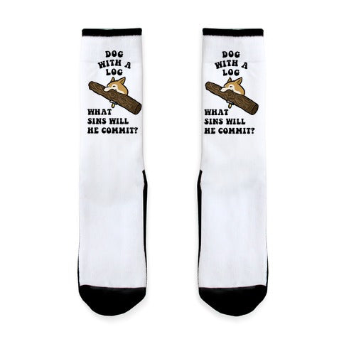 Dog With a Log Socks