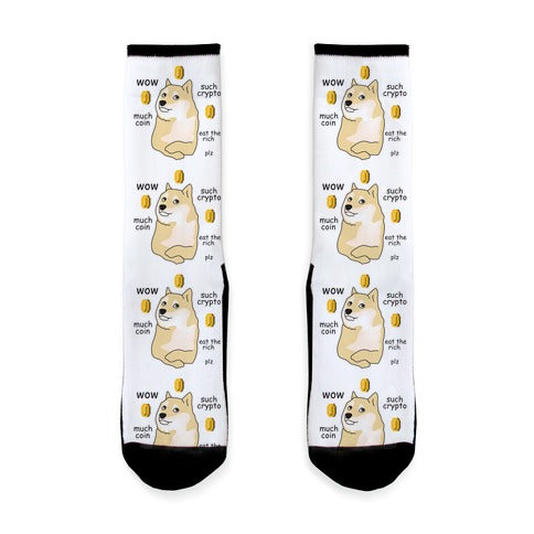 DogeCoin Parody Socks