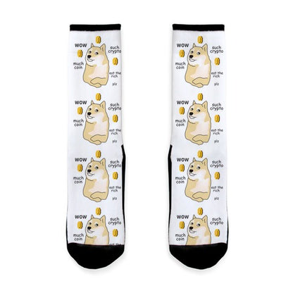 DogeCoin Parody Socks