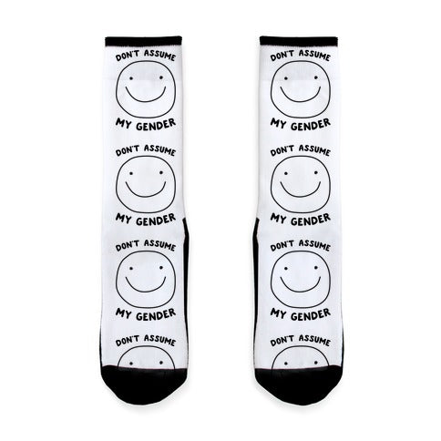 Don't Assume My Gender Socks