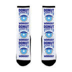 Donut Interrupt My Workout Socks