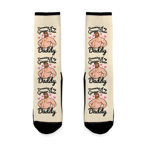 Dreaming of my Ginger Bear Daddy Socks