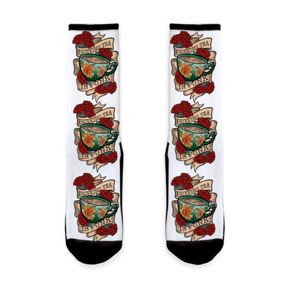 Drinking Tea Is Punk Socks