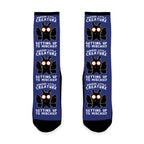 Dubious Little Creature Mothman Socks