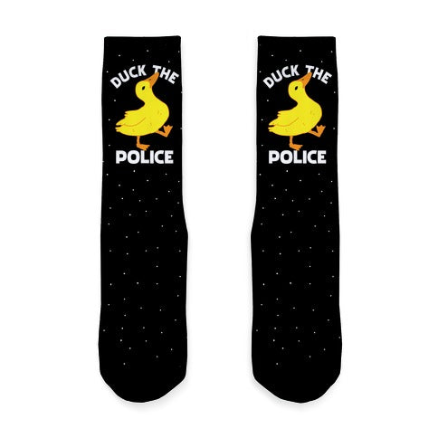 Duck the Police Socks