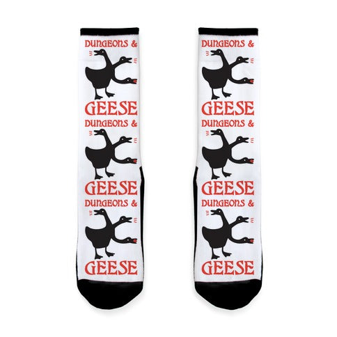 Dungeons & Geese Socks