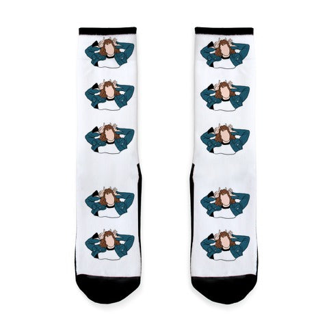 Eddie Munson Silhouette Socks