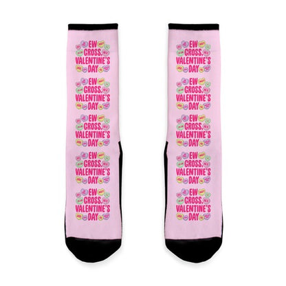 Ew Gross Valentine's Day Socks