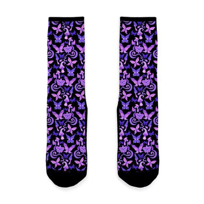 Fairy Goth Pattern Socks
