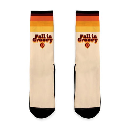 Fall Is Groovy Socks