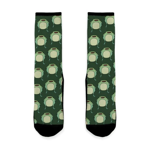 Fat Frog Pattern Socks