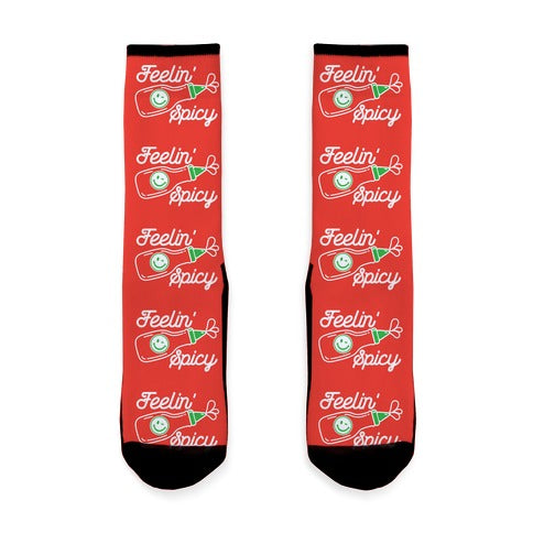 Feelin' Spicy Hot Sauce Socks