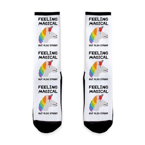 Feeling Magical But Also Stabby Socks