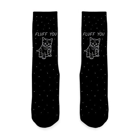 Fluff You Cat Socks