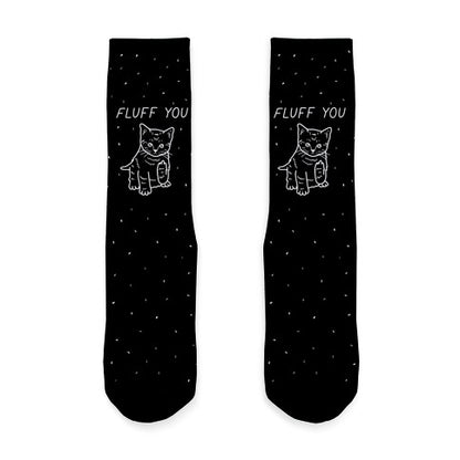 Fluff You Cat Socks