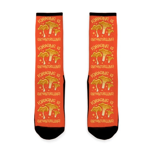 Foraging Is Enchanterelling! Socks