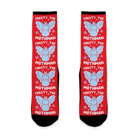 Frosty The Mothman Socks