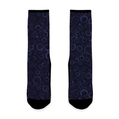 Gallifreyan Text Pattern Socks