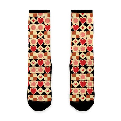 Gamer Cookies Pattern Socks