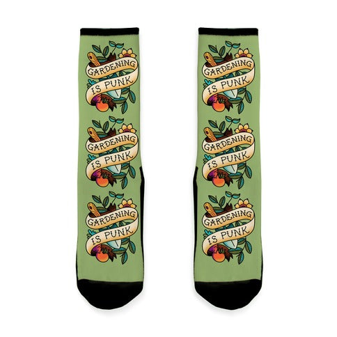 Gardening Is Punk Socks