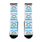 Gay For Books Socks